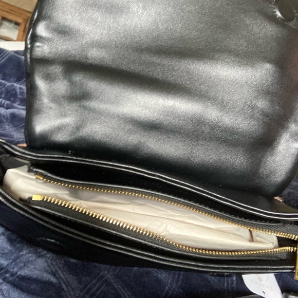 NWT Thread and seed faux leather black bag - Picture 4 of 4